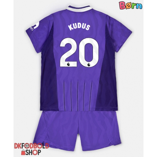 Tottenham Hotspur Mohammed Kudus #20 Tredje trøje Børn 2026-27 Kort ærmer (+ korte bukser)